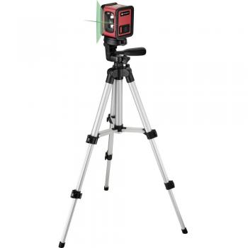 TOOLCRAFT CL12-G Kreuzlinienlaser inkl. Stativ, selbstnivellierend, grüner Laser Reichweite (max.)