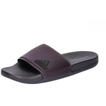 Adidas Adilette Comfort Elevated Slides Aurora Black / Core Black / Aurora Black UK 6