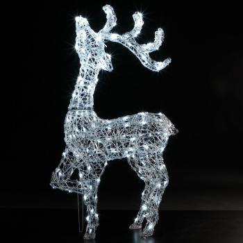 1‑Meter Blenheim Stag LED Lightbox – Grey Acrylic