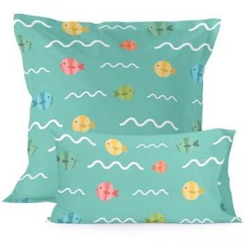 Funda de almohada mapa mundial 50x75 cm