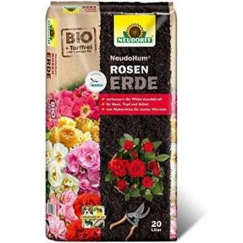 NeudoHum RosenErde - Torffreie Erde für Rosen Topfrosen Rose