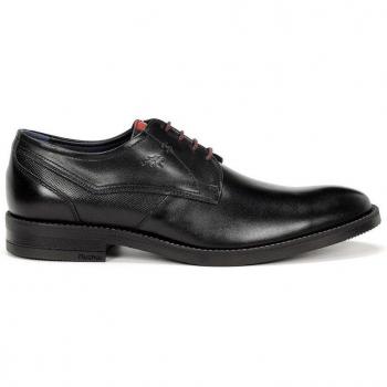 Fluchos para hombre. Zapatos de Piel Theo negro Fluchos