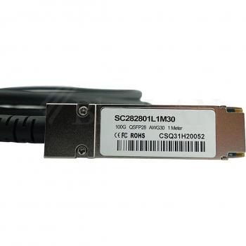 CBO Alcatel-Lucent QSFP-100G-C1M kompatibles BlueLAN DAC QSFP28 SC282801L1M30, Transceiver, Schwarz