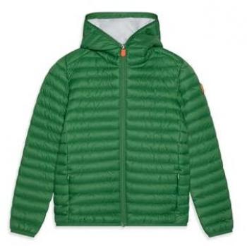 Giubbotto Cappuccio SAVE THE DUCK Bambino Verde