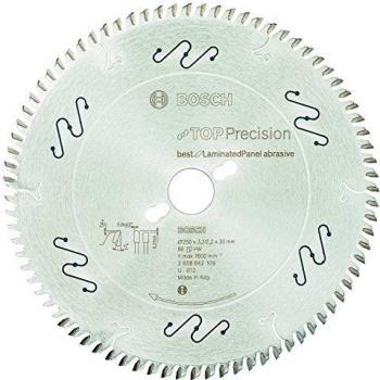 Bosch Lame de scie circulaire Top Precision pour panneaux laminés abrasifs 250 x 30 x 3,2 mm