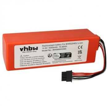 Batteria per Xiaomi Mop 2 LDS 2ND (5200 mAh, 14.4 V, Li-Ion) - Vhbw