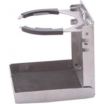 Support de boisson réglable en inox pour véhicule marin