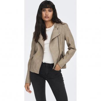 Cazadora Biker Polipiel Only Mujer