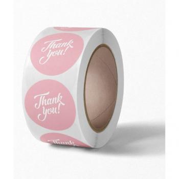 500pcs 1 Inch Spanish Thank You Gracias Round Sealing Labels