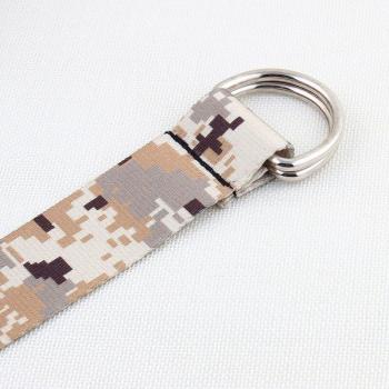 Ceinture décontractée en toile YBT avec boucle en alliage