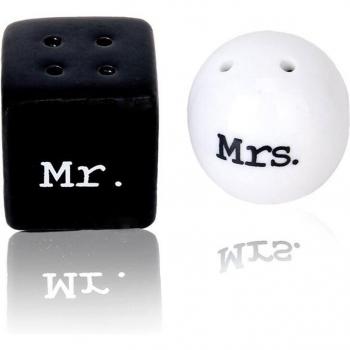 Set de Canisters de Sal y Pimienta Boda