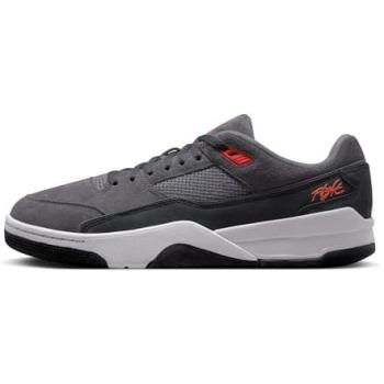 Air Jordan Flight Court Dark Grey & Infrared Sneaker – Men’s – Size 44 (HF3255-003)