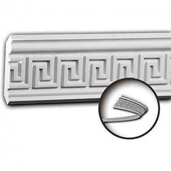Profhome Flexprofil 150207F (Profilleiste, 1-St., Flexible Eckleiste, Stuckleiste, Zierleiste, 2 m), weiß, vorgrundiert