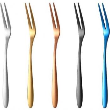 5PCS Dessert Forks 304 Stainless Steel