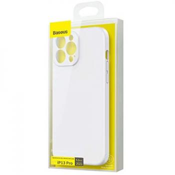 Baseus Funda de Protección de Silicona para iPhone 13 Pro 6.1 Blanca