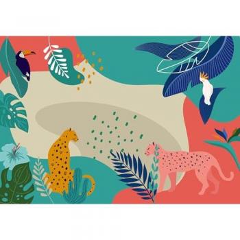 Komar Vliestapete Jungle Rendezvous, 400x280 cm