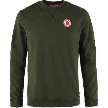 Fjallraven 1960 Logo Badge Sweatshirt - Dark Green - XL - Male