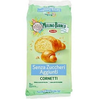 Mulino Bianco Cornetti Senza Zuccheri Aggiunti In Confezione Da 6 Cornetti - 228 Grammi Totali