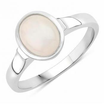 Rafaela Donata Anillo Plata y Blanco Perla