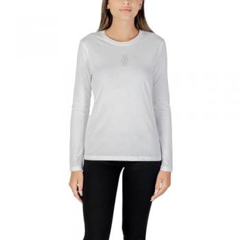 Vêtement femme T-shirt long manches blanc ARMANI EXCHANGE