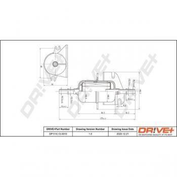 Kraftstofffilter für Dr!ve+ DP1110.13.0010