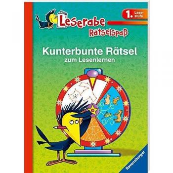 Kunterbunte Rätsel zum Lesenlernen (1. Lesestufe) (Leserabe - Rätselspaß)
