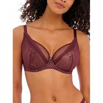 Soutien‑gorge plunge avec armatures en rouge Tailored – style élégant