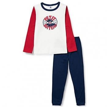 Petit Bateau Jungen 5940302 Schlafanzug‑Set, Ritterstil/Multicolor, 12 Jahre