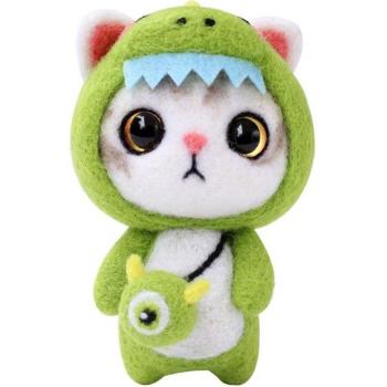 Kit DIY Gato de Lana Poked