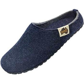 Gumbies Outback Slippers - Unisex Size 45 Navy/Grey Comfort Footwear