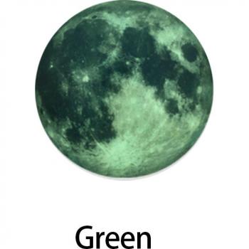 Glow-in-the-Dark 3D Moon Wall Decal