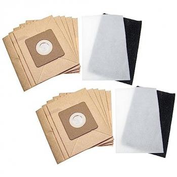Moulinex-Compatible 12-Part Filter and Paper Bag Set by Vhbw