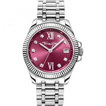 Thomas Sabo WA0407-201-212 Damenuhr Divine Burgundy 33mm 10ATM