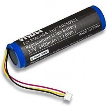 Vhbw 3400mAh Replacement Battery for TomTom Rider (3.7V, Li-ion)