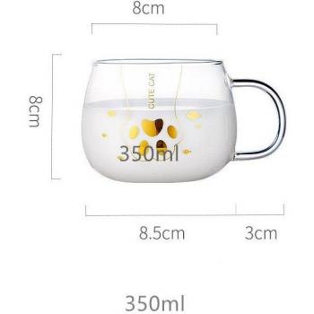 Cat Paw Heat-Resistant Coffee Mug