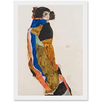 Moa Dancer by Egon Schiele – Wall Art Frame (A4)