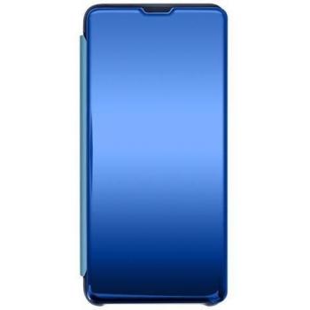 Estuche Espejo Claro con Brillo Azul para Oppo Find X3 Pro