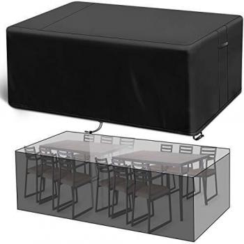 Viewee Telo Mobili da Giardino, 420D Oxford e Rivestimento in PU, Telo Mobili da Giardino, Anti-UV, Antivento, Adatto per Interni ed Esterni (180x150x70cm)
