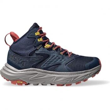 Botas HOKA Anacapa 2 Mid GORE-TEX azul oscuro rojo amarillo - 44