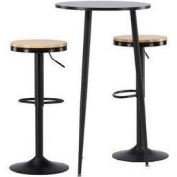EBUY24 Barmöbelset Plaza mit 2 Conway Barhockern
