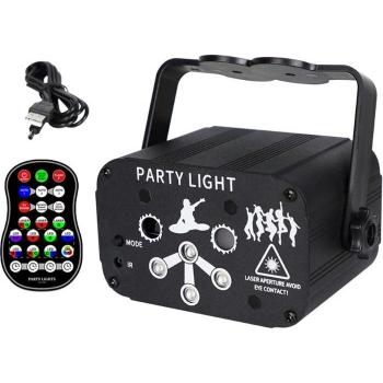 Luz Proyector LED RGB para Fiestas y Navidad