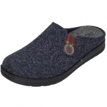 Rohde ASIAGO Pantoffel, Hausschuh, Clog, Schlappen mit seitlichem Stretch mit Label
