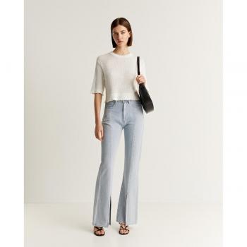 Jean femme bootcut violet clair 36