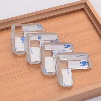 Baby Corner Guard Safety Set - 4Pcs Transparent Silicone Protectors