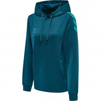 Felpa Hummel Core XK in poliestere con cappuccio