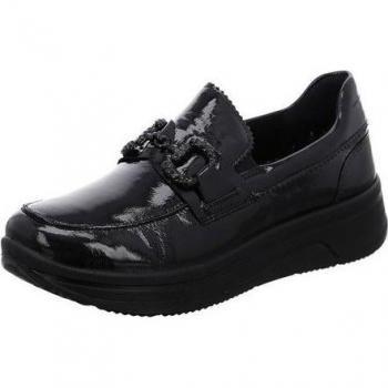 Mocassini Sapporo in Pelle Nera per Donna Euro 38