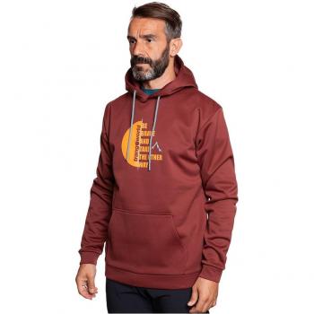 Trangoworld Sudadera Belver Marrón para Hombre