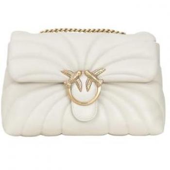 Borsa a tracolla Love Puff Classic Écru da donna