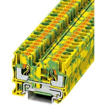 Terminal de continuidad Phoenix Contact PT 6 PE verde-amarillo