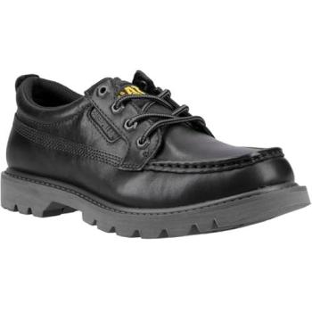 CAT Lifestyle Colorado Moc Toe Low Leather Men’s Shoe – Black, Size 12